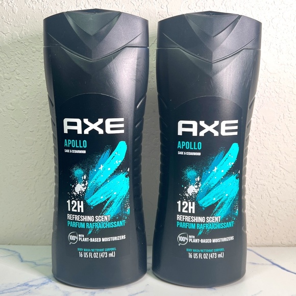 NEW Axe Apollo Men's Body Wash 2pk BUNDLE - Picture 1 of 3